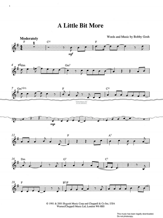 Produktgalerie: Seite 1 von 1 A Little Bit More, Bobby Gosh, Trompete