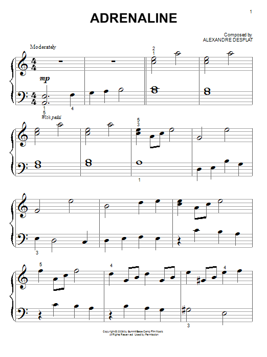 Produktbild zu: Adrenaline (from The Twilight Saga: New Moon)