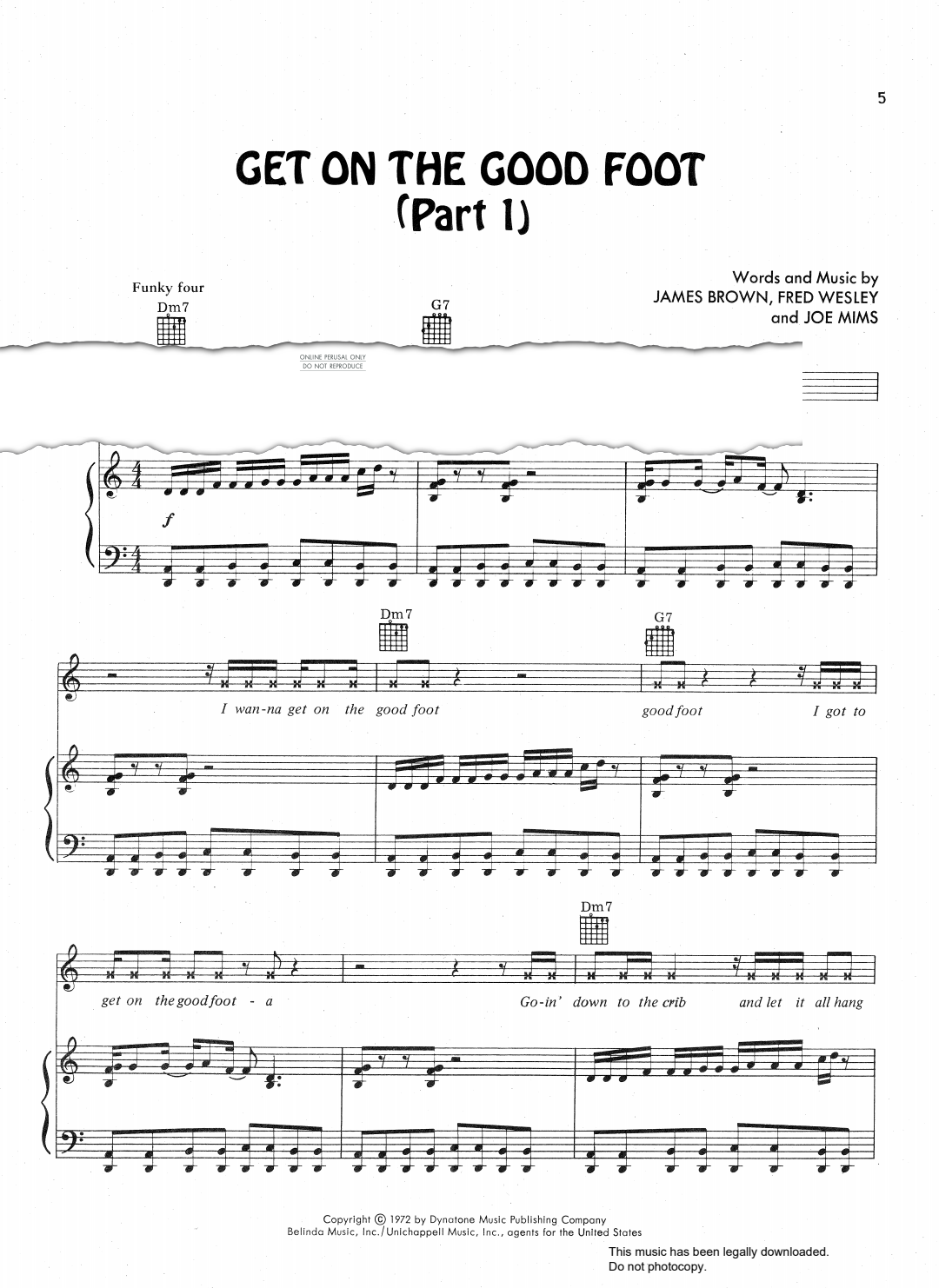 Produktbild zu: Get On The Good Foot (Part 1)