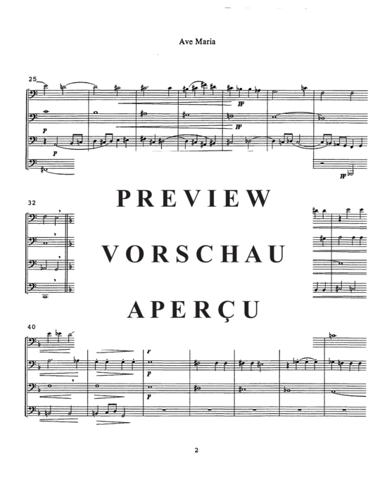 Product gallery: Page 5 of 14 Ave Maria , , (Tuba Quartett EETT)