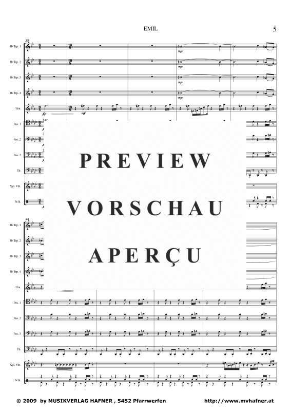 Product gallery: Page 10 of 11 EMIL - In die Fremde heimkehren, , (Brass Ensemble)