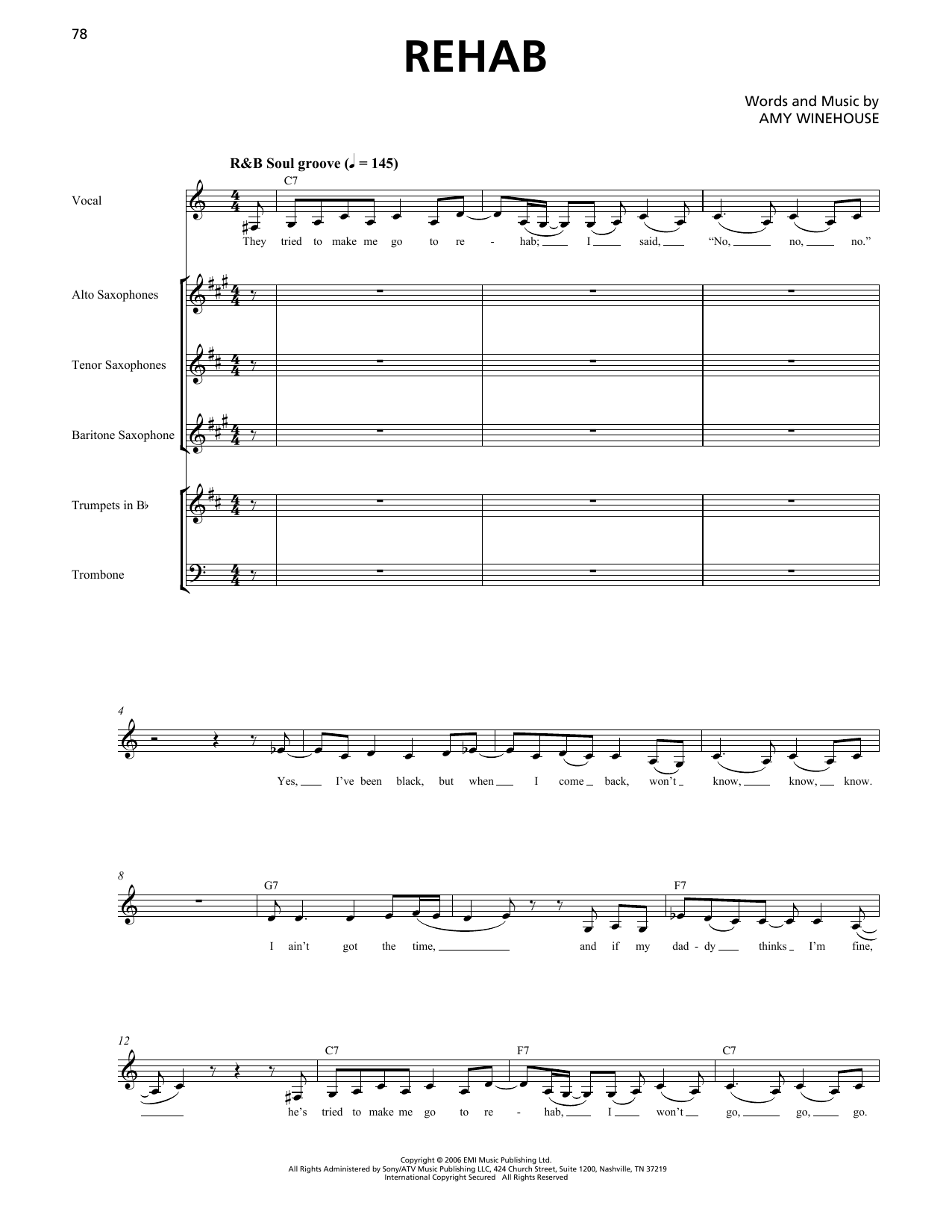 Produktbild zu: Rehab (Horn Section)