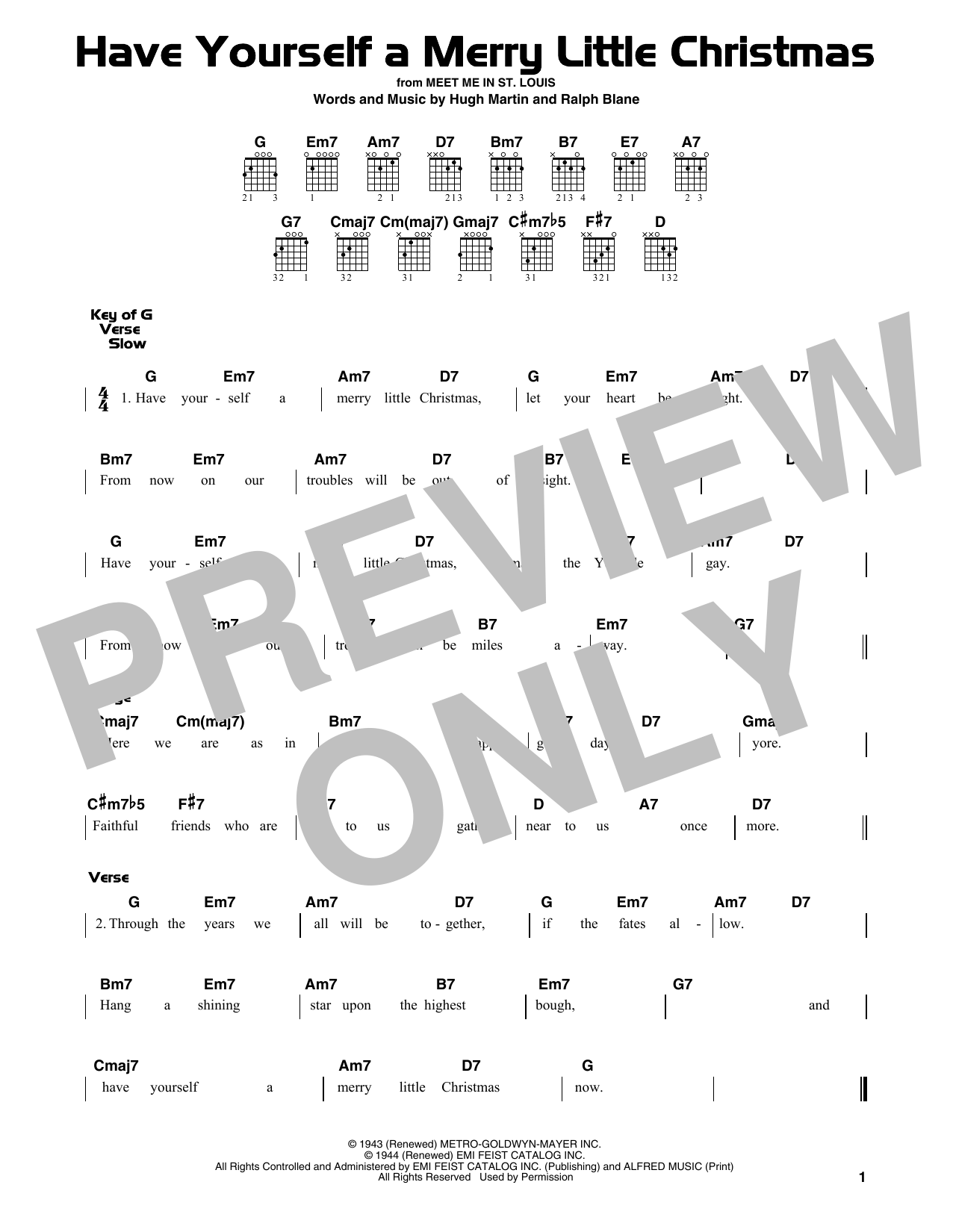 Product gallery: Page 1 of 1 Have Yourself A Merry Little Christmas, Ralph Blane