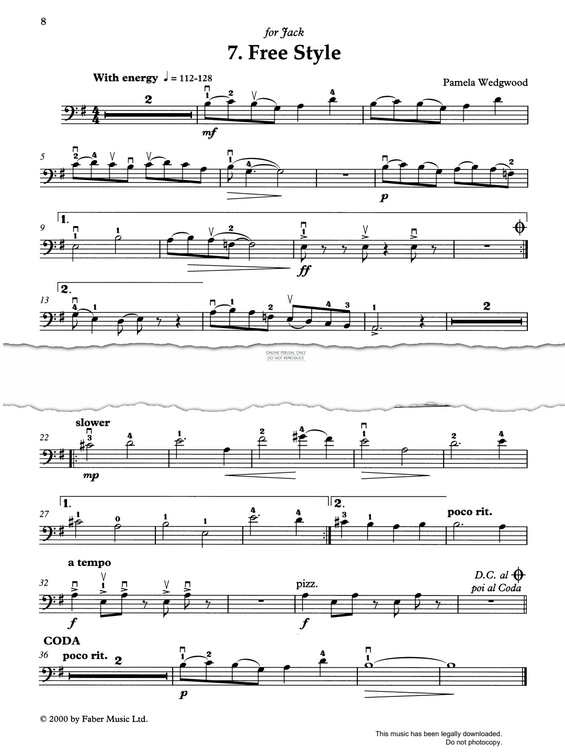 Free Style - sheet music by Pam Wedgwood - fbd-53117 | notendownload