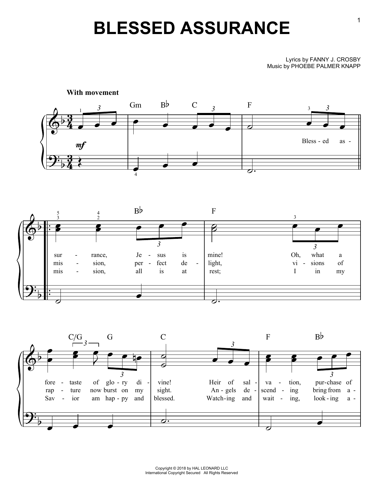 Produktbild zu: Blessed Assurance