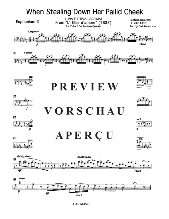 Product gallery: Page 9 of 12 When Stealing Down Her Pallid Cheek , , (Tuba Quartett EETT)