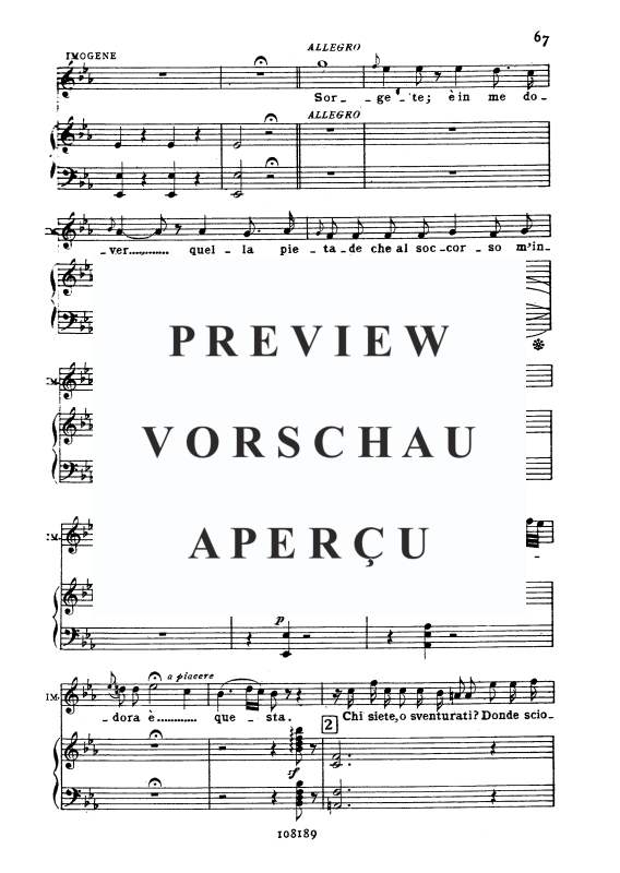 Product gallery: Page 3 of 11 Lo sognai ferito esangue, , Soprano and Piano