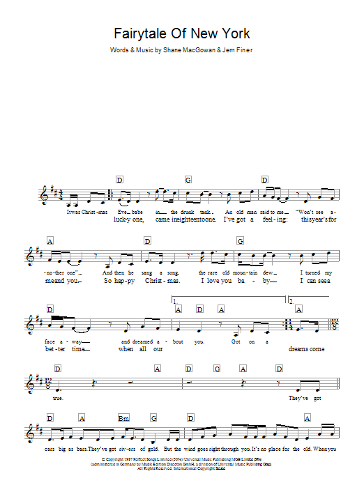 Produktgalerie: Seite 1 von 1 Fairytale Of New York, The Pogues