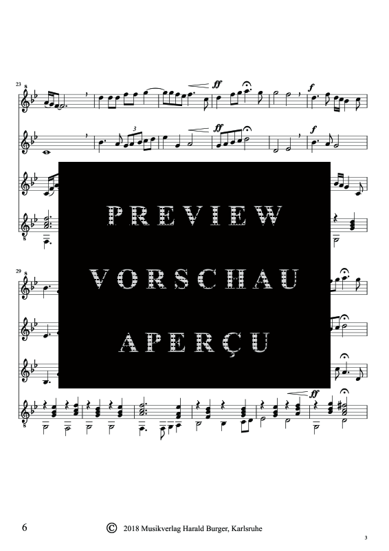 Produktgalerie: Seite 7 von 9 Garden Of Joy, , Blockflötenensemble und Gitarre - Partitur