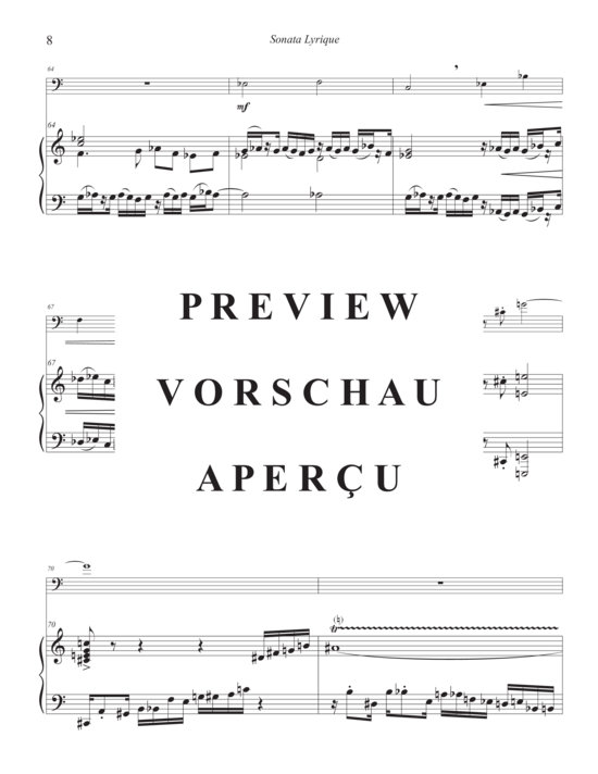 Product gallery: Page 11 of 21 Sonata Lyrique , , (trombone and piano)