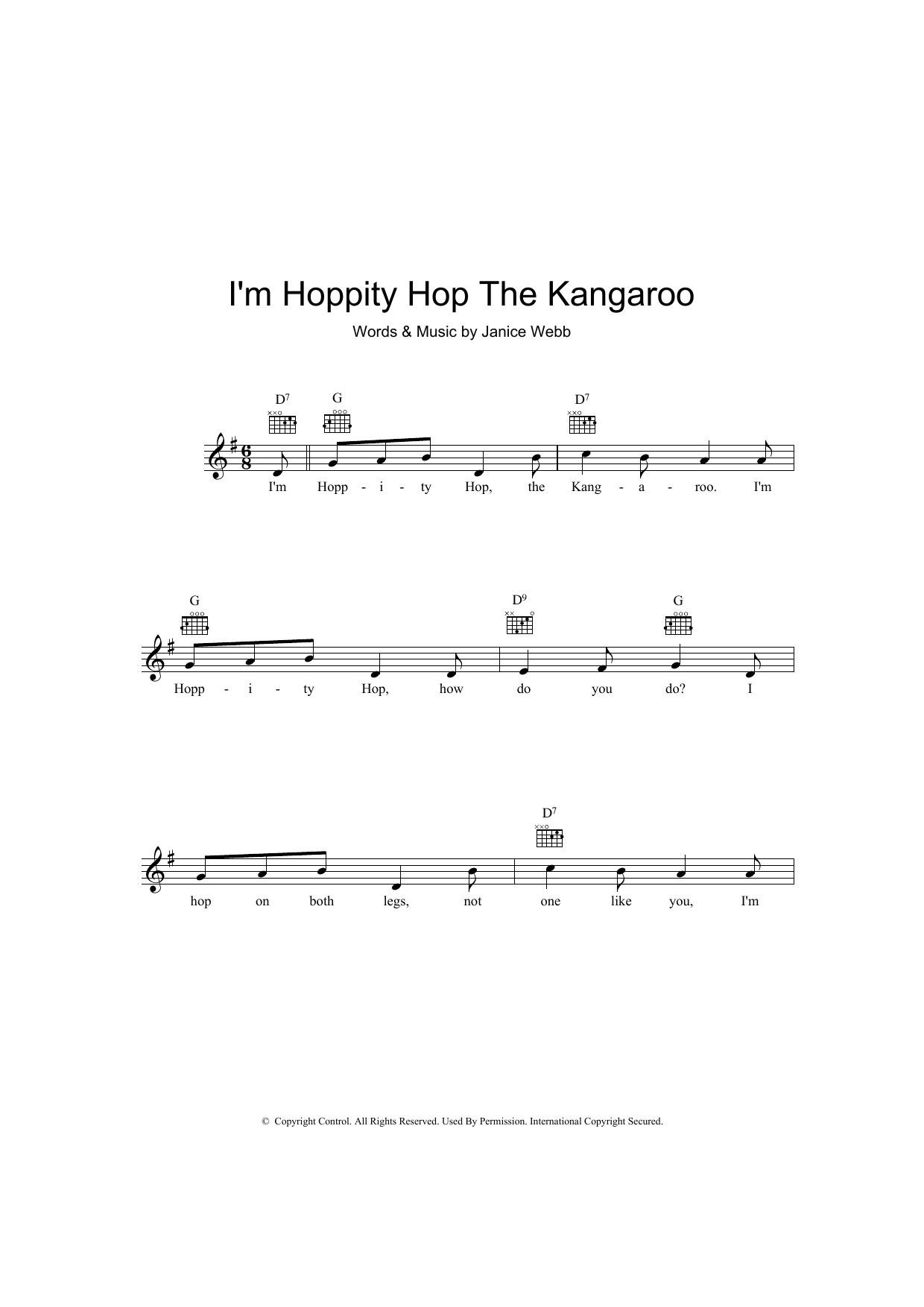 Product picture to: I'm Hoppity Hop The Kangaroo
