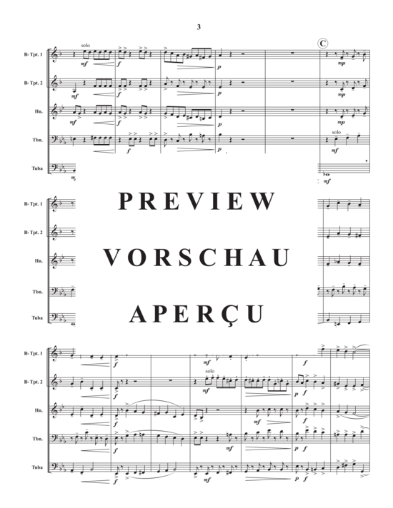 Produktgalerie: Seite 5 von 21 Fantasia in E-Flat , , (Blechbläser Quintett)