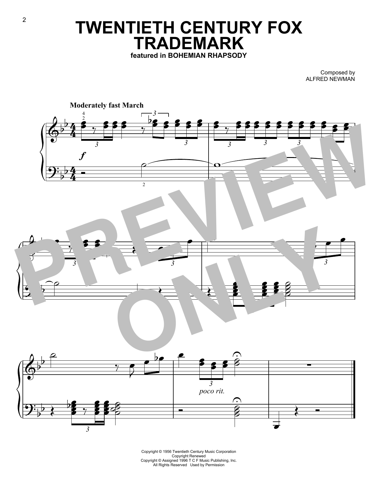 Product picture to: Twentieth Century Fox Trademark