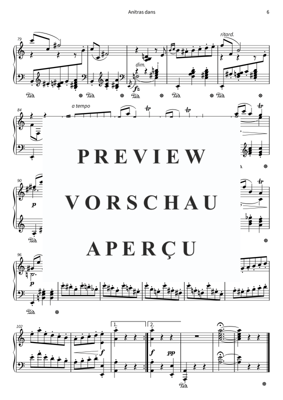 Product gallery: Page 8 of 8 Anitras dans, , Piano Solo
