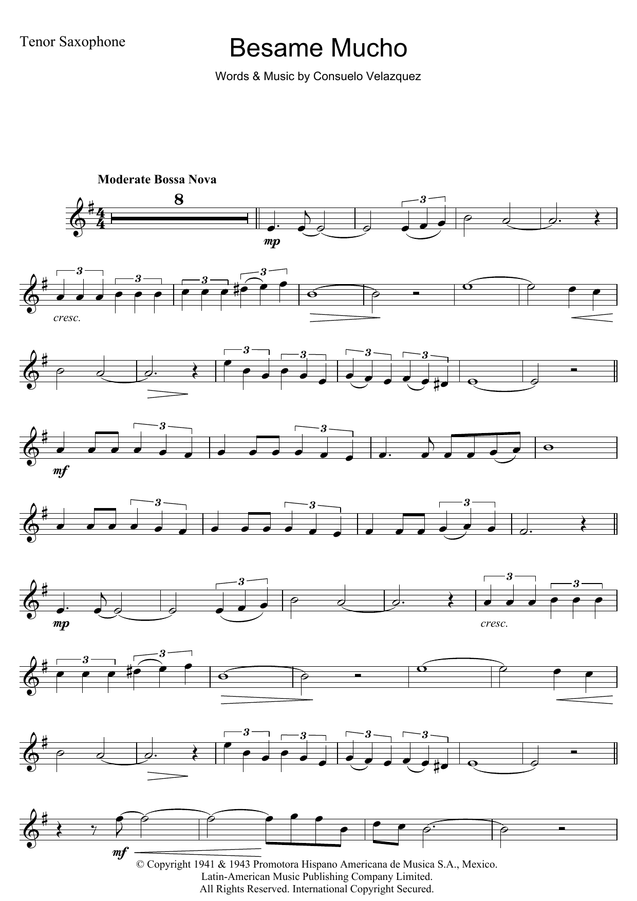 Product gallery: Page 1 of 1 Besame Mucho (Kiss Me Much), Consuelo Velazquez