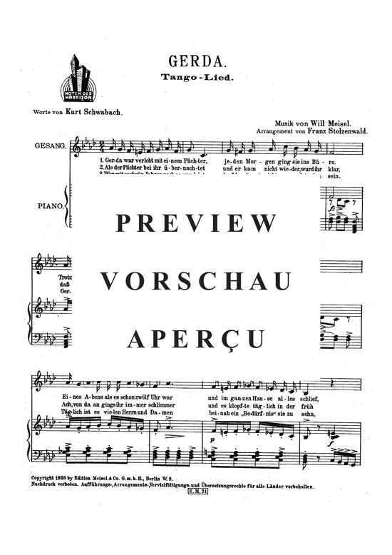 Produktgalerie: Seite 3 von 3 Gerda, , Klavier und Gesang