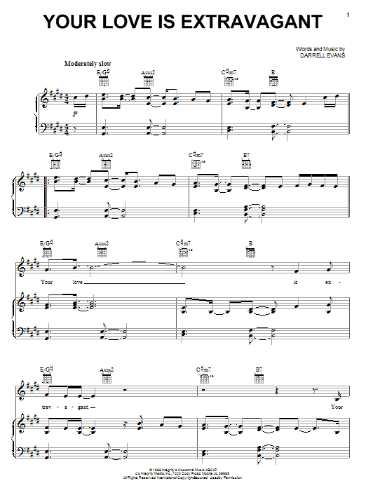 Produktbild zu: Your Love Is Extravagant