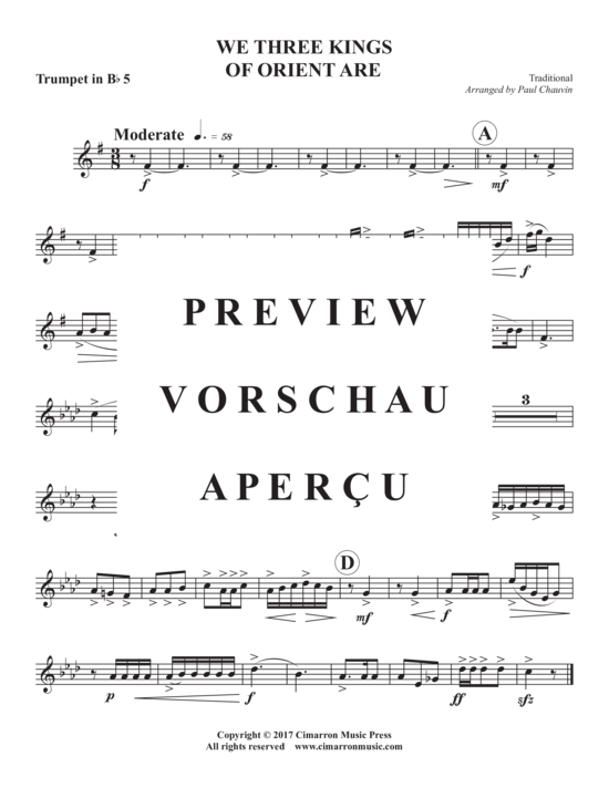 Product gallery: Page 10 of 12 We Three Kings of Orient Are , , (Trumpet ensemble 1-7 trumpets)