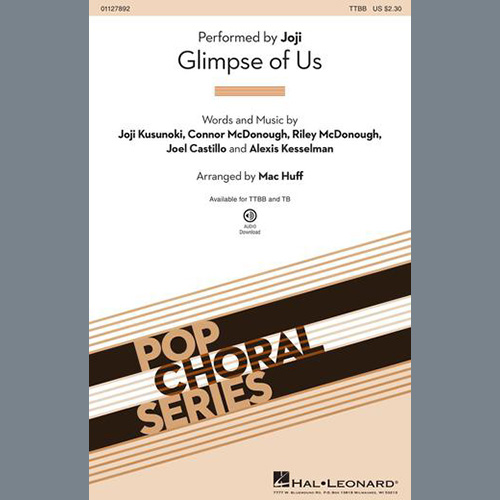 cover: Glimpse Of Us (arr. Mac Huff), Joji