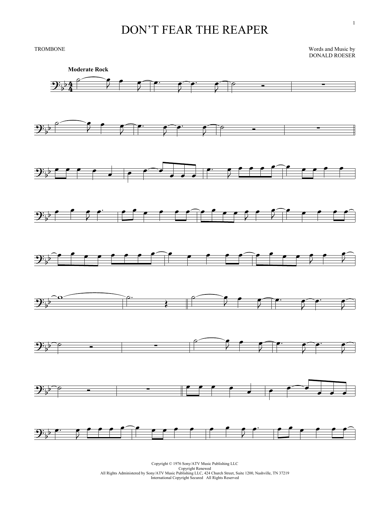 Product gallery: Page 1 of 1 Don't Fear The Reaper, Blue Oyster Cult