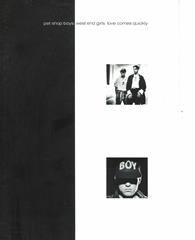 cover: Love Comes Quickly, Pet Shop Boys