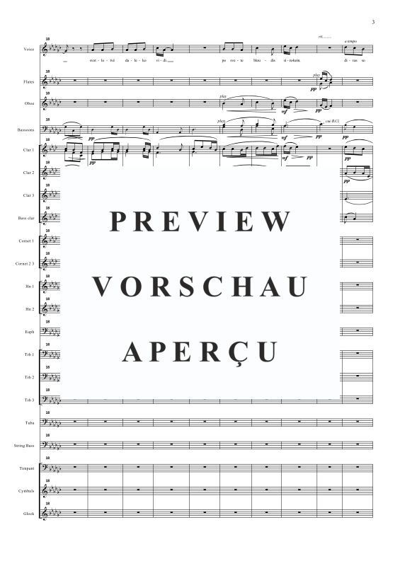 Produktgalerie: Seite 6 von 11 Lied an den Mond, , Sopran Solo und Concert Band