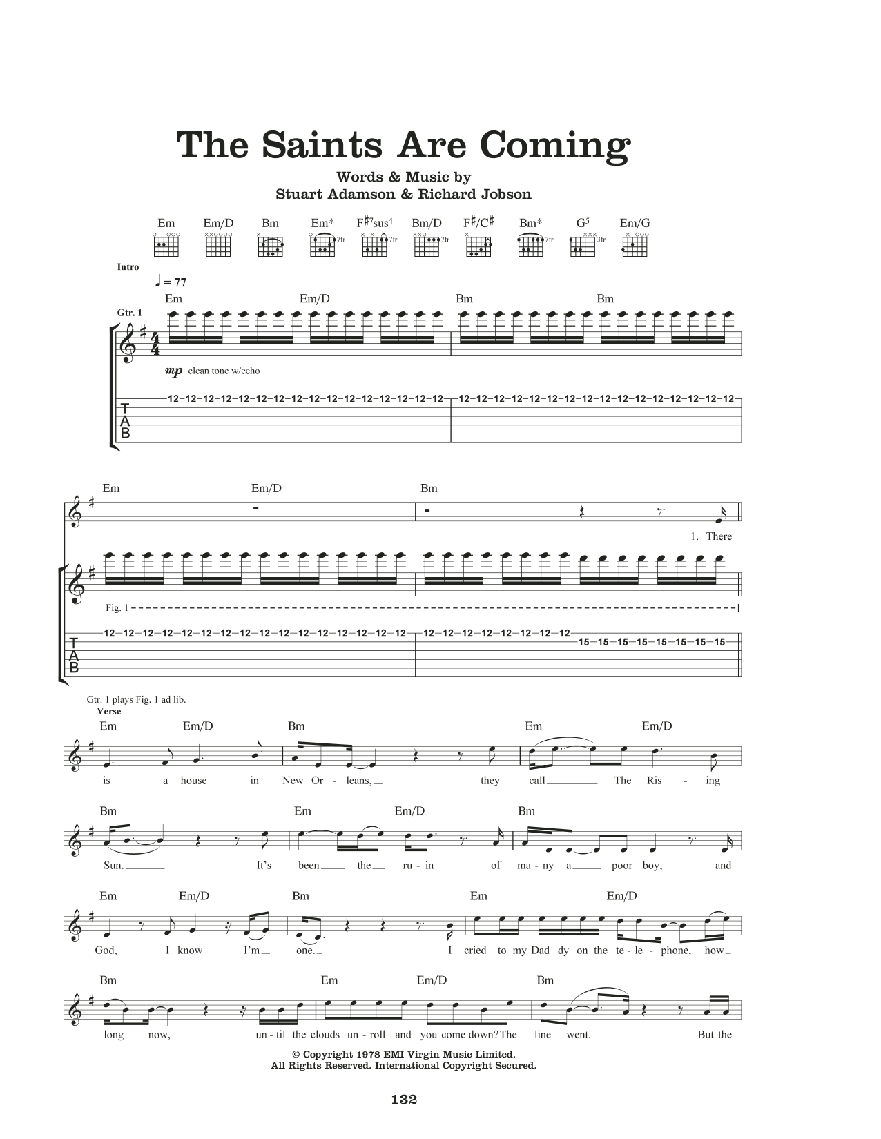 Product picture to: The Saints Are Coming