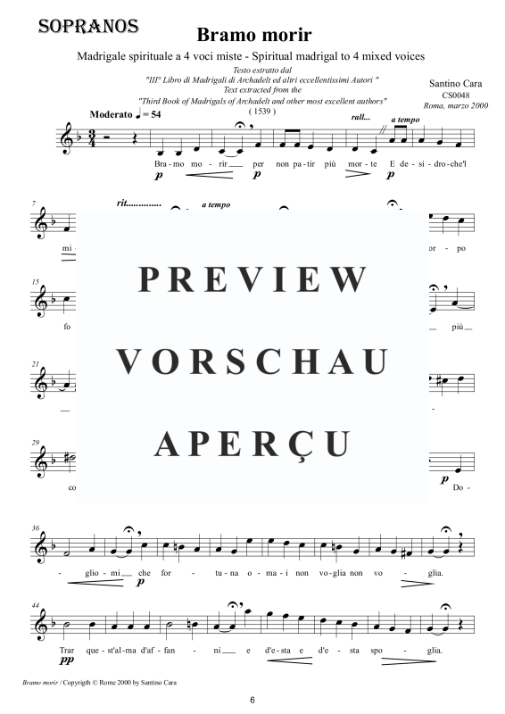 Produktgalerie: Seite 7 von 11 Bramo morir - Madrigal, , Gemischter Chor a capella