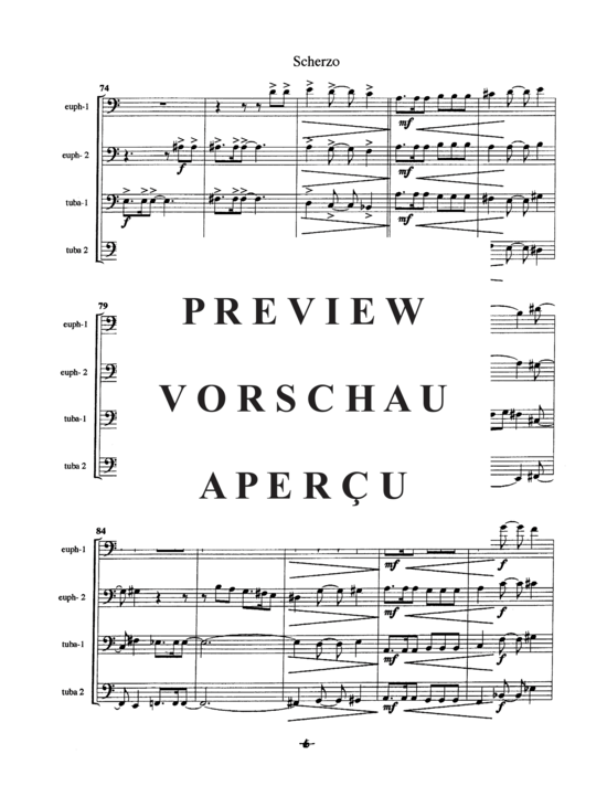 Product gallery: Page 8 of 17 Scherzo , , (Tuba Quartett EETT)