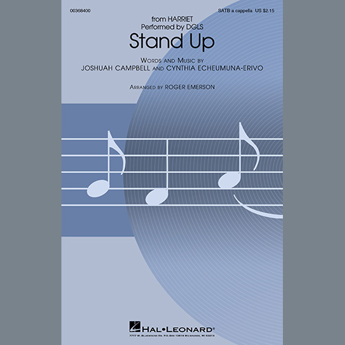 cover: Stand Up (from Harriet) (arr. Roger Emerson), DGLS, Chor