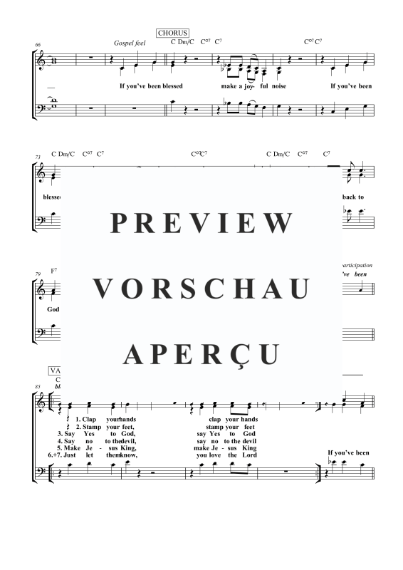 gallery: If You´ve Been Blessed, , Gemischter Chor SAM/Solo opt. und Klavier