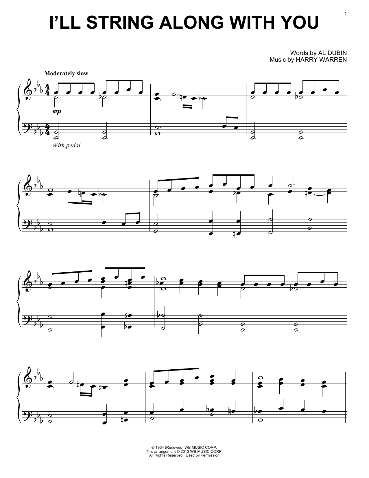 Produktbild zu: I'll String Along With You