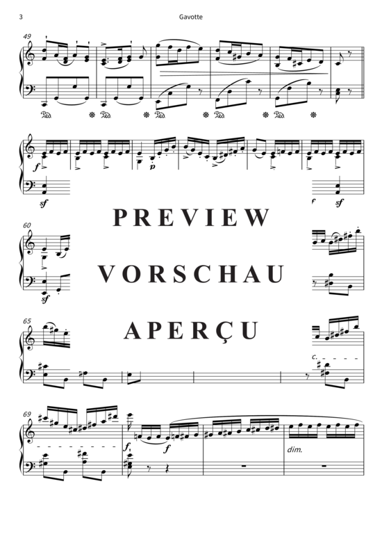 Product gallery: Page 6 of 9 Gavotte - pour piano , , Piano Solo