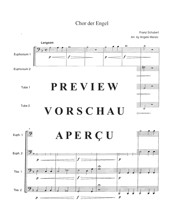 gallery: Chor der Engel , , (Tuba Quartett)