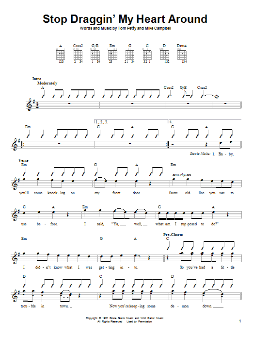 Product picture to:  Stop Draggin' My Heart Around - Stevie Nicks with Tom Petty