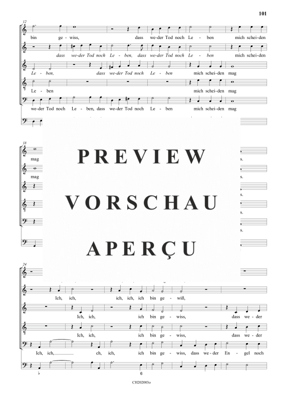 gallery: Ich bin gewiss, dass weder Tod noch Leben , , (Gemischter Chor)