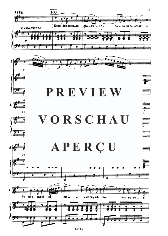 Produktgalerie: Seite 5 von 6 Come innocente giovane, , Sopran und Klavier
