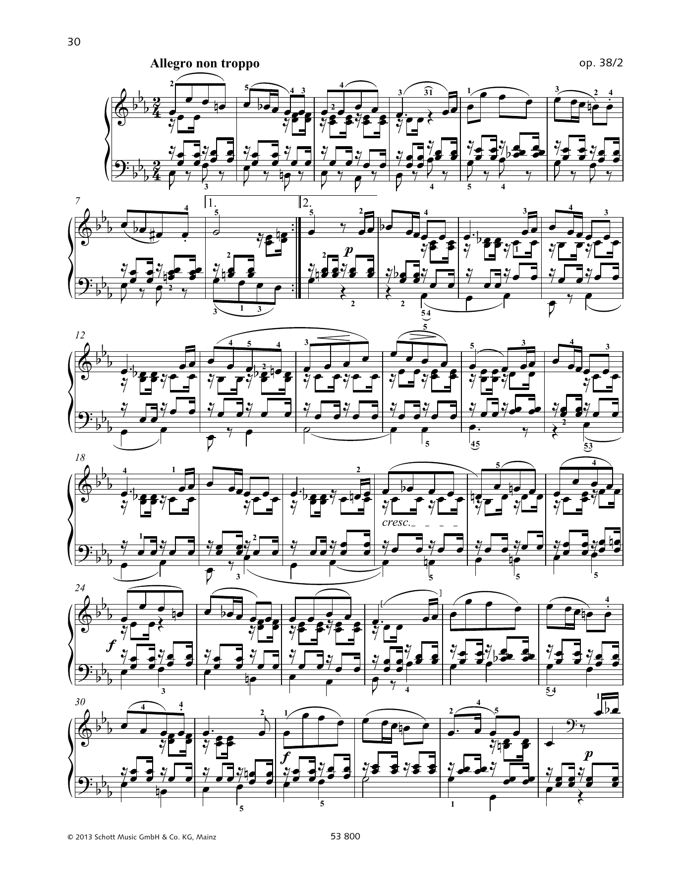 Product gallery: Page 1 of 1 Allegro non troppo, Felix Mendelssohn Bartholdy