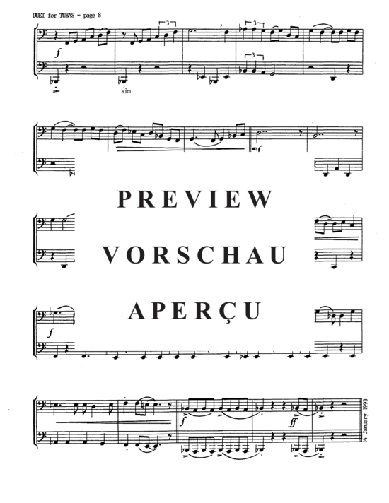 Product gallery: Page 20 of 20 Ronda´s First Suite , , (Tuba Duet)