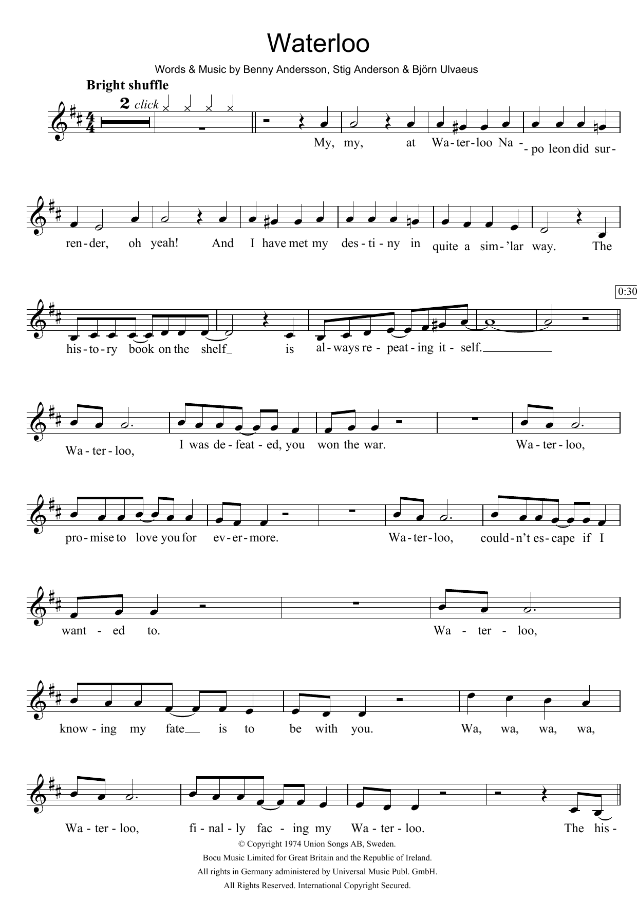 Product gallery: Page 1 of 1 Waterloo, ABBA