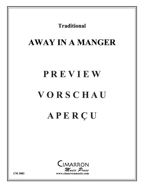 Produktgalerie: Seite 2 von 15 Away In A Manger , , (Doppeltes Blechbläserquintett)