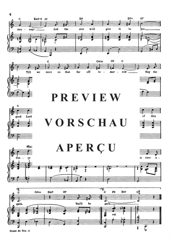 Produktgalerie: Seite 5 von 8 Croce Di Oro (Cross of Gold) , Page, Patti  , (Klavier und Gesang)