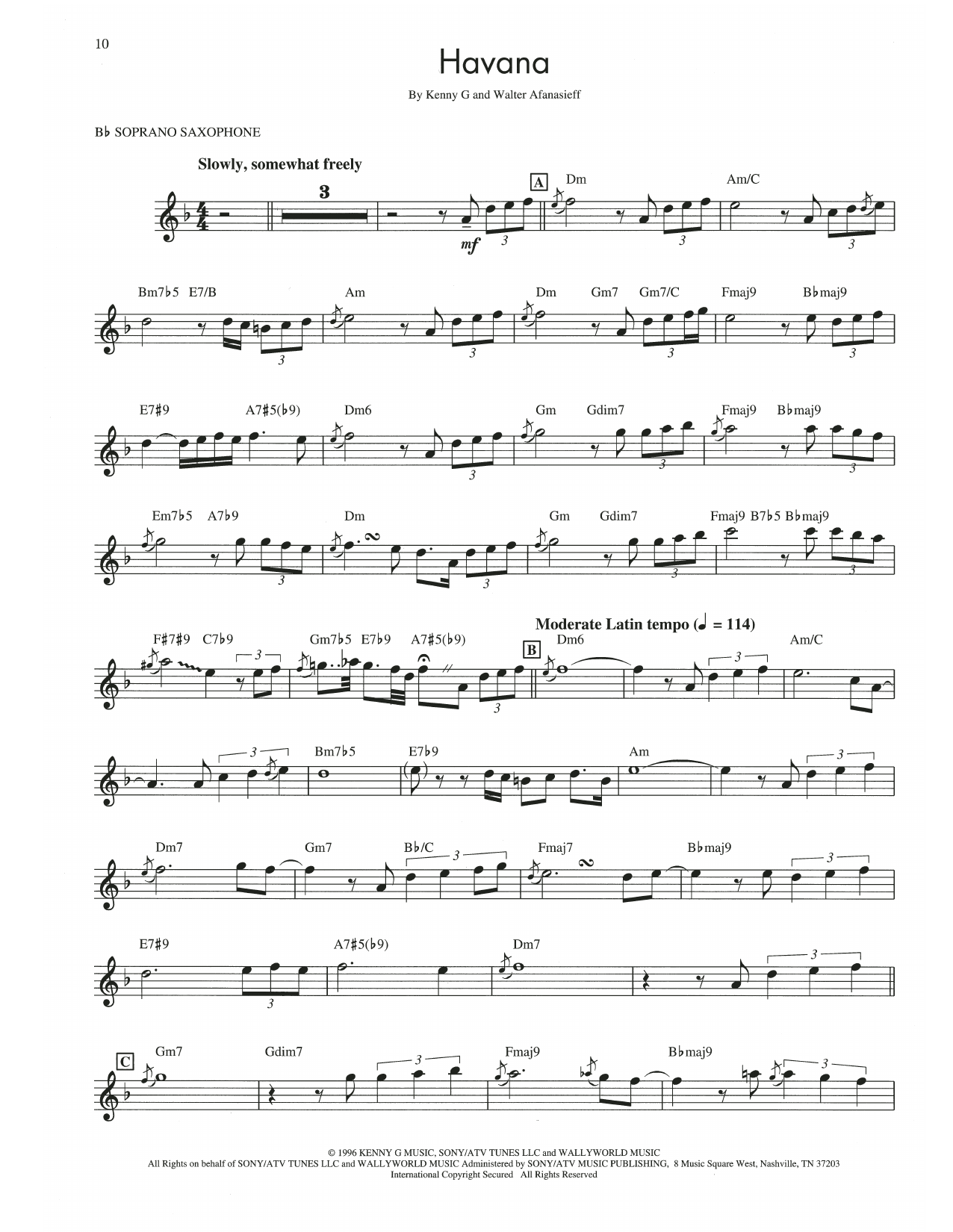 Product gallery: Page 1 of 1 Havana, Kenny G