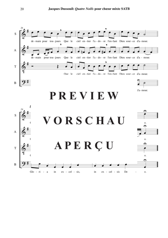 Product gallery: Page 21 of 21 Quatre Noëls , , (mixed choir SATB)