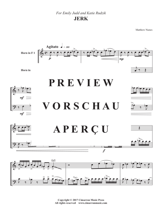 Produktgalerie: Seite 3 von 9 Jerk , , (Horn Duett)