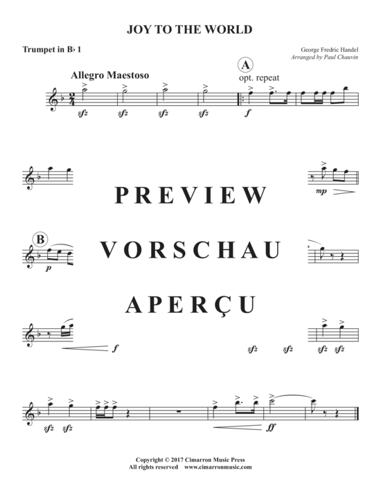 Product gallery: Page 5 of 13 Joy to the World , , (Trumpet ensemble 1-9 trumpets)