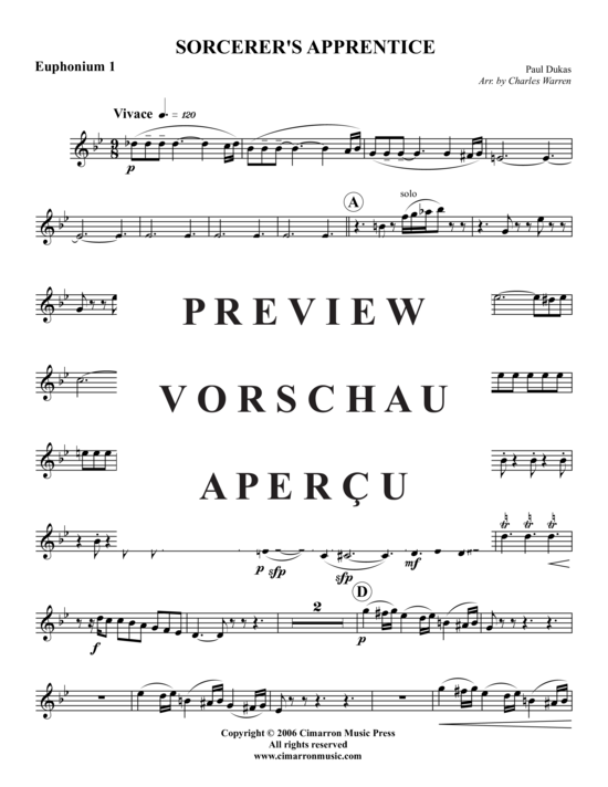 Product gallery: Page 8 of 17 Sorcerers Apprentice , , (Tuba Quartet: 2x Baritone, 2xTuba)