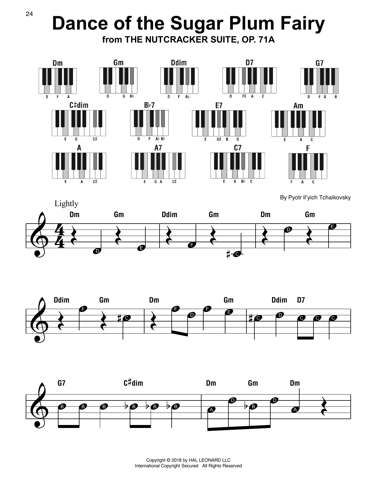 Produktbild zu: Dance Of The Sugar Plum Fairy, Op. 71a (from The Nutcracker)