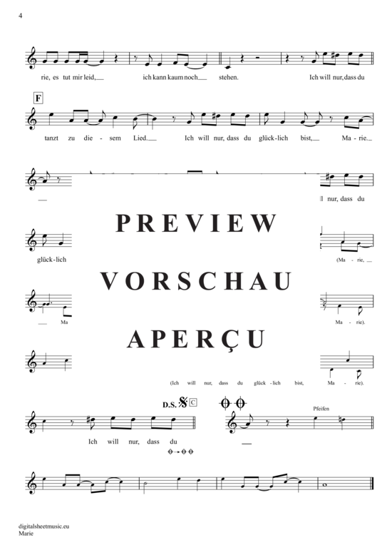 Produktgalerie: Seite 5 von 5 Marie , Alle Achtung, (Oboe)