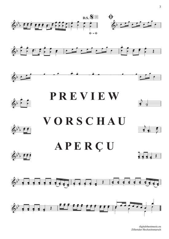 Produktgalerie: Seite 4 von 4 Zillertaler Hochzeitsmarsch , , (Oboe)